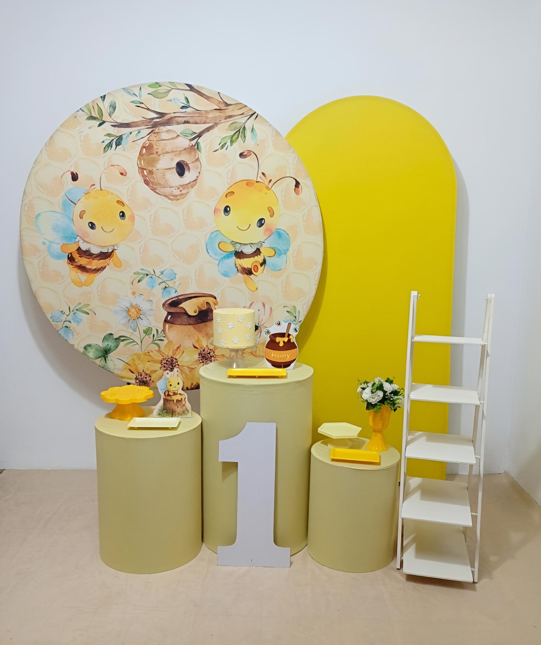 Abelhinha - Kit 2 + Escadinha E Número - Juntosparasempre 