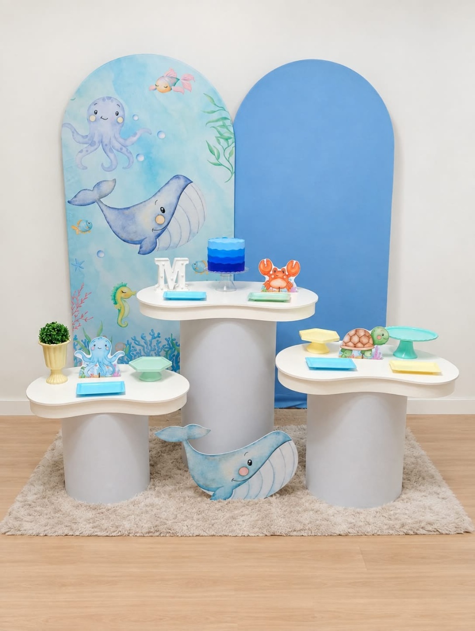 Fundo Do Mar Aquarela - Orgânico - Juntosparasempre 