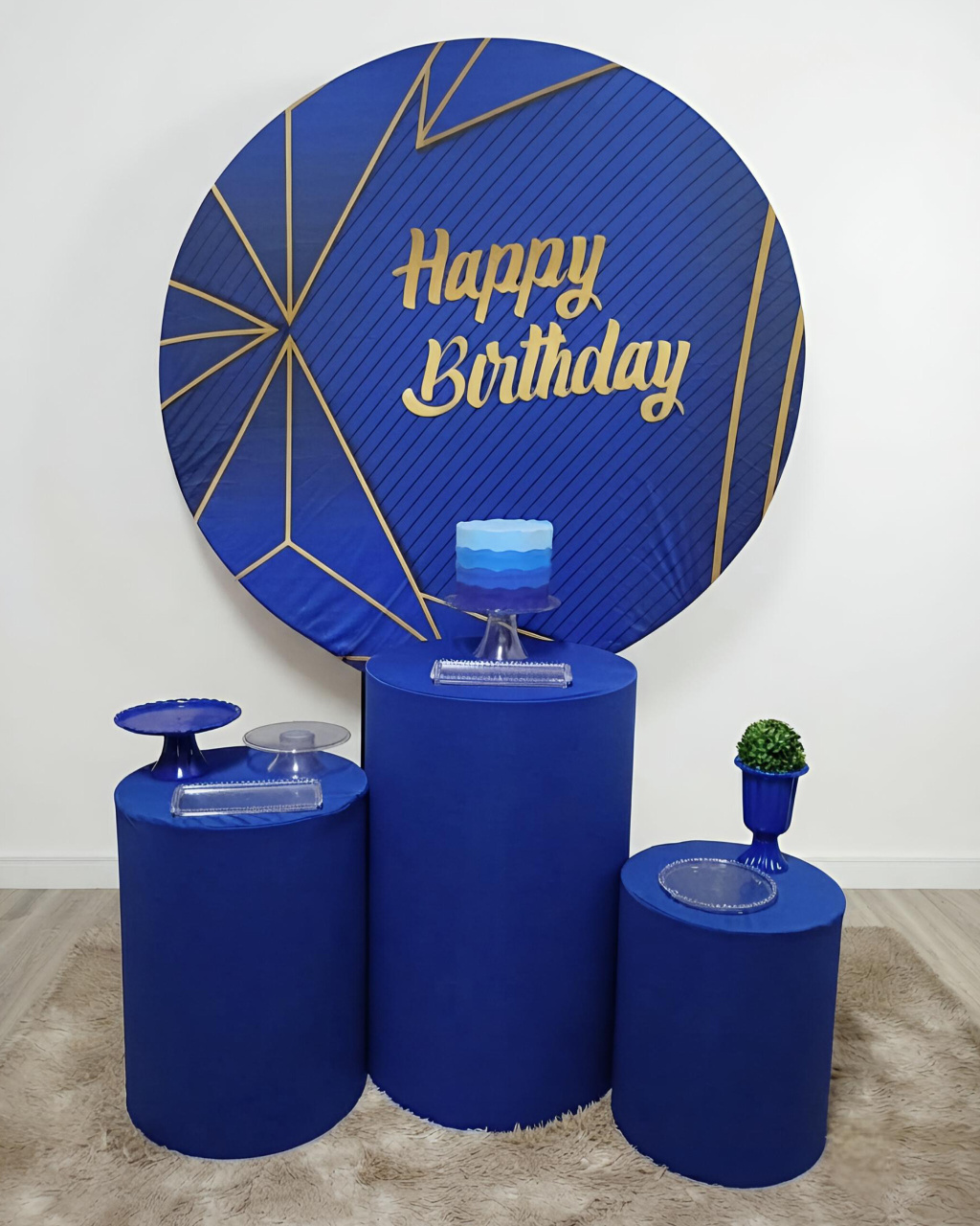 Happy Birthday Azul - Kit 1 - Juntosparasempre 