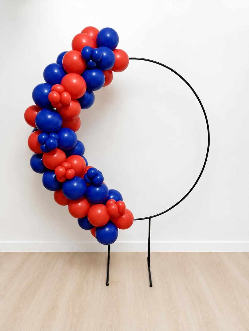 Arco de Balões Vermelho E Azul - Juntosparasempre 