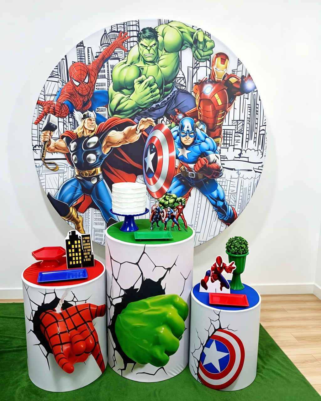 Vingadores - Kit 1 Capas Sublimadas - Juntosparasempre 