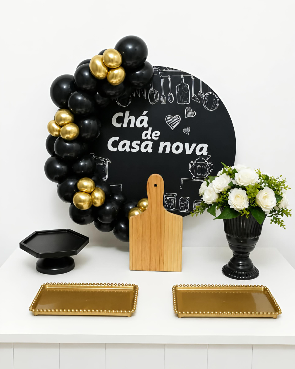 Chá de Casa Nova - Festa Na Mesa - Juntosparasempre 