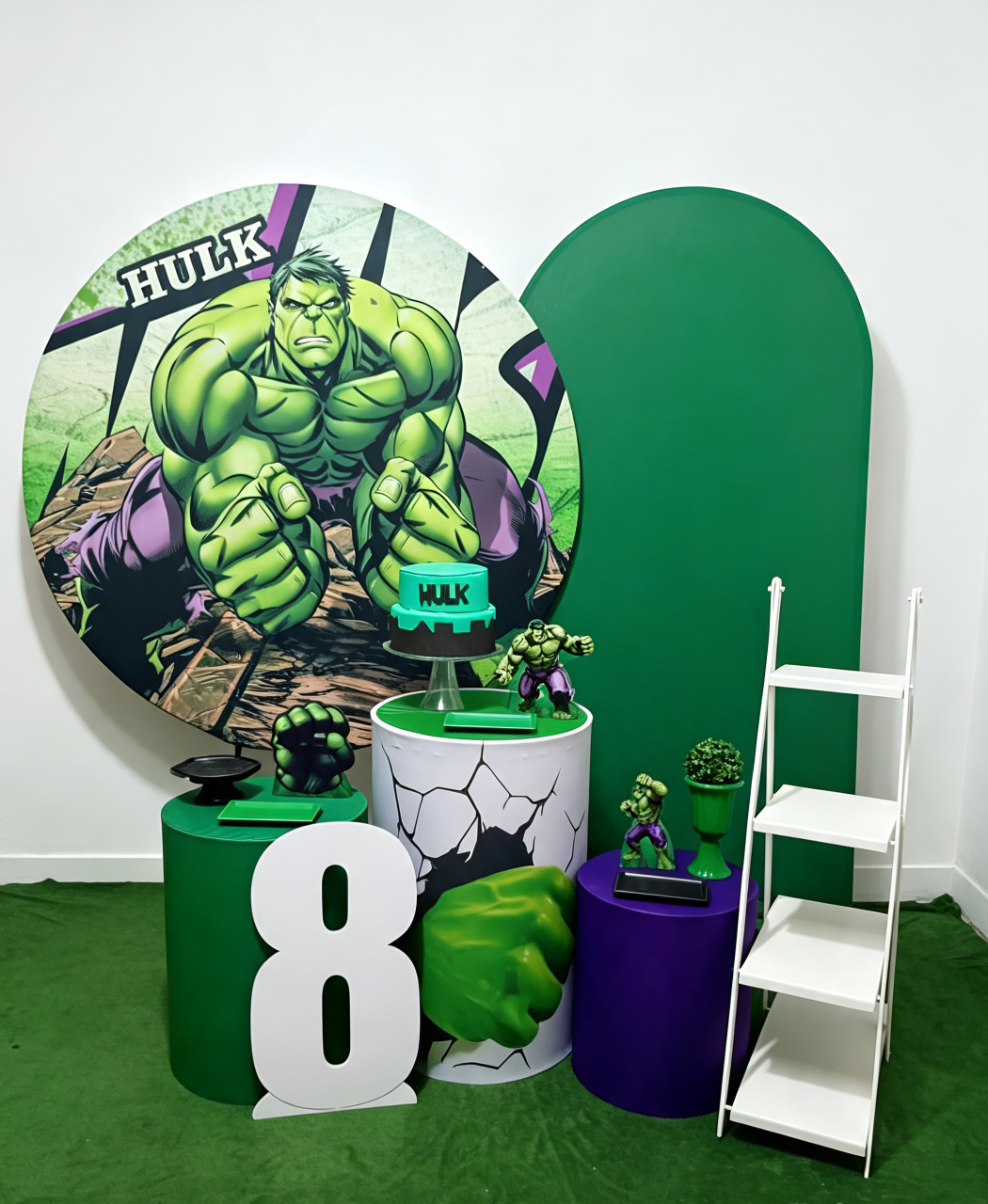 Hulk - Kit 2 + Escadinha E Número - Juntosparasempre 