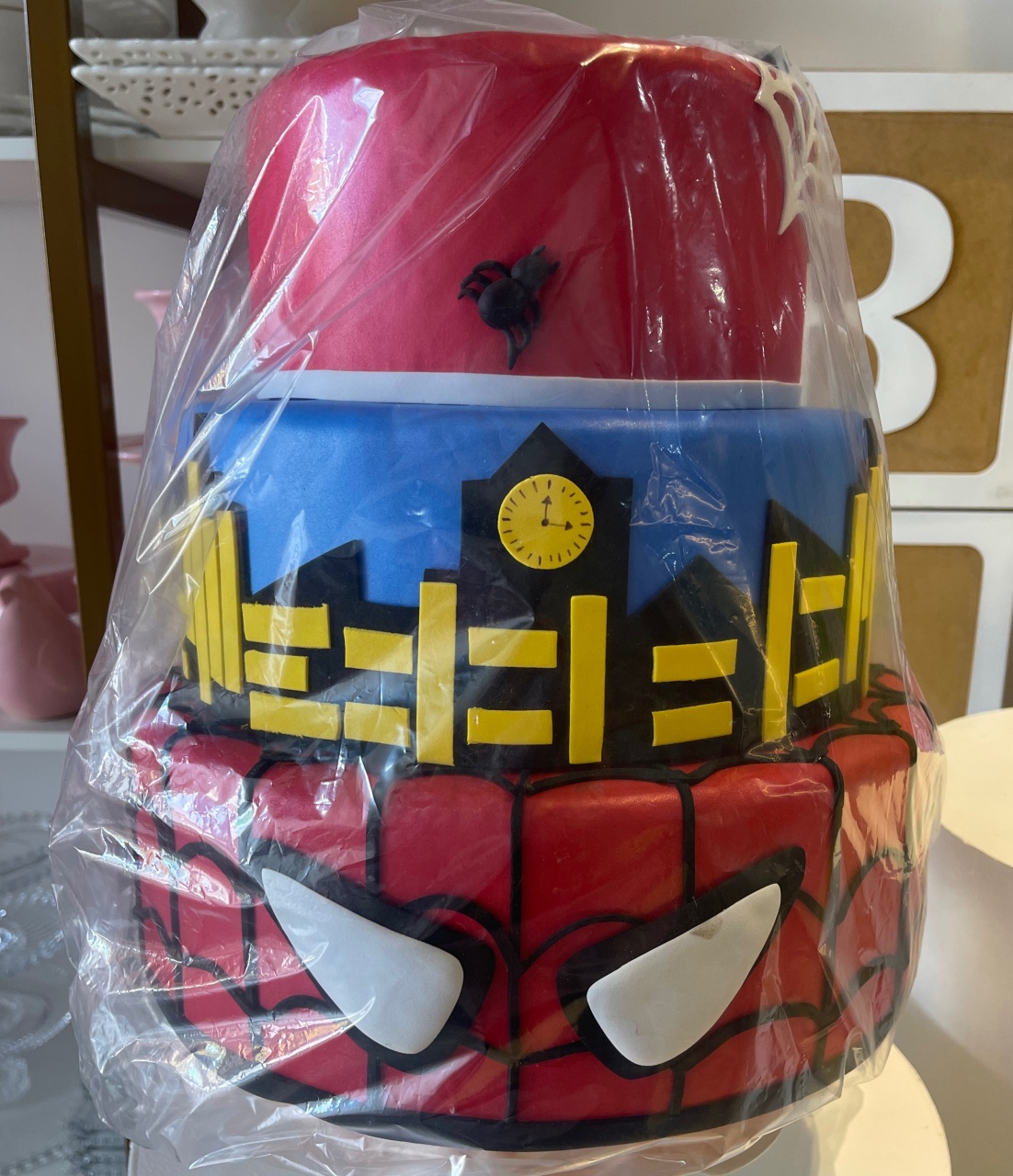 Bolo Fake Homem Aranha  - Grace Festas Store 