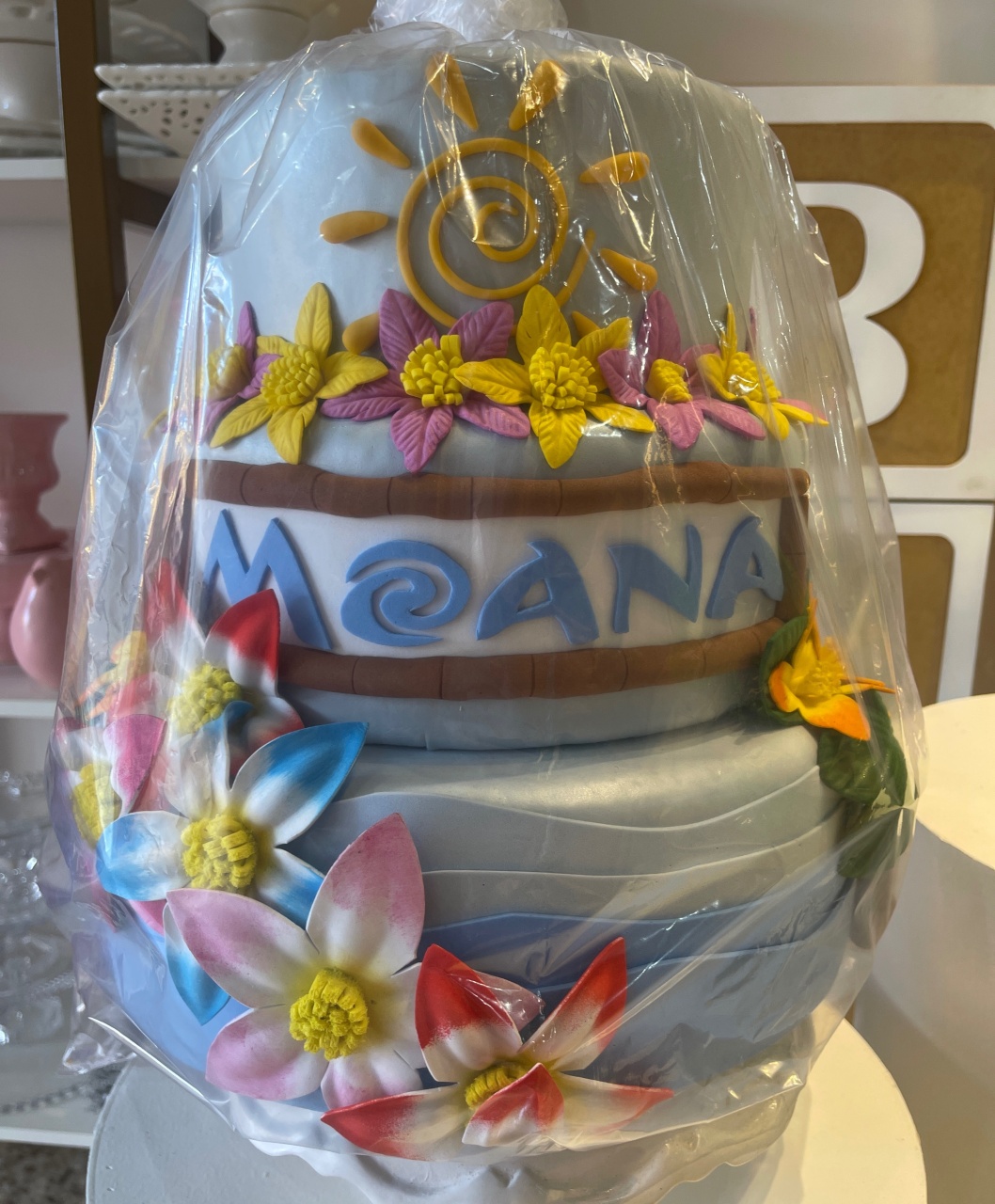 Bolo Fake Moana - Grace Festas Store 