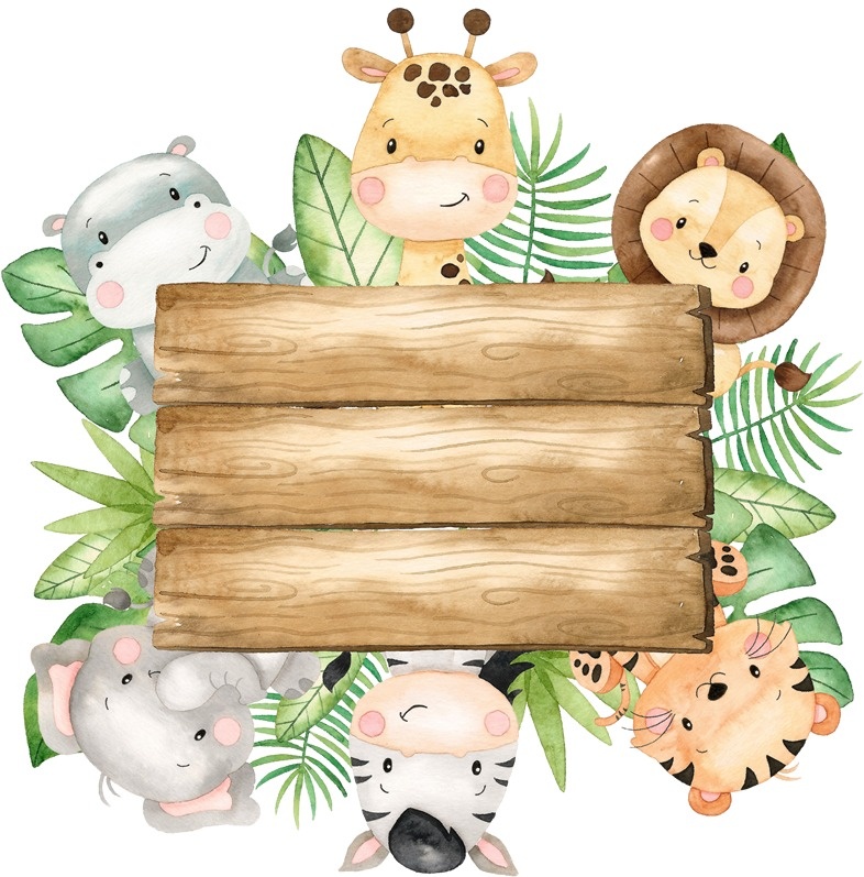 Kit Painel E Capas Safari - Grace Festas Store 