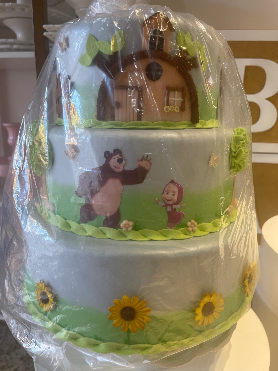 Bolo Fake Masha E O Urso - Grace Festas Store 