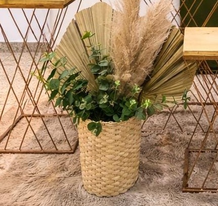 Cesta Com Arranjo - Grace Festas Store 