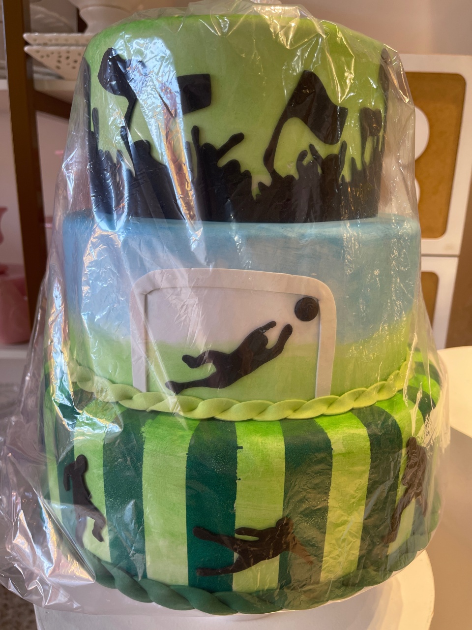 Bolo Fake Futebol - Grace Festas Store 