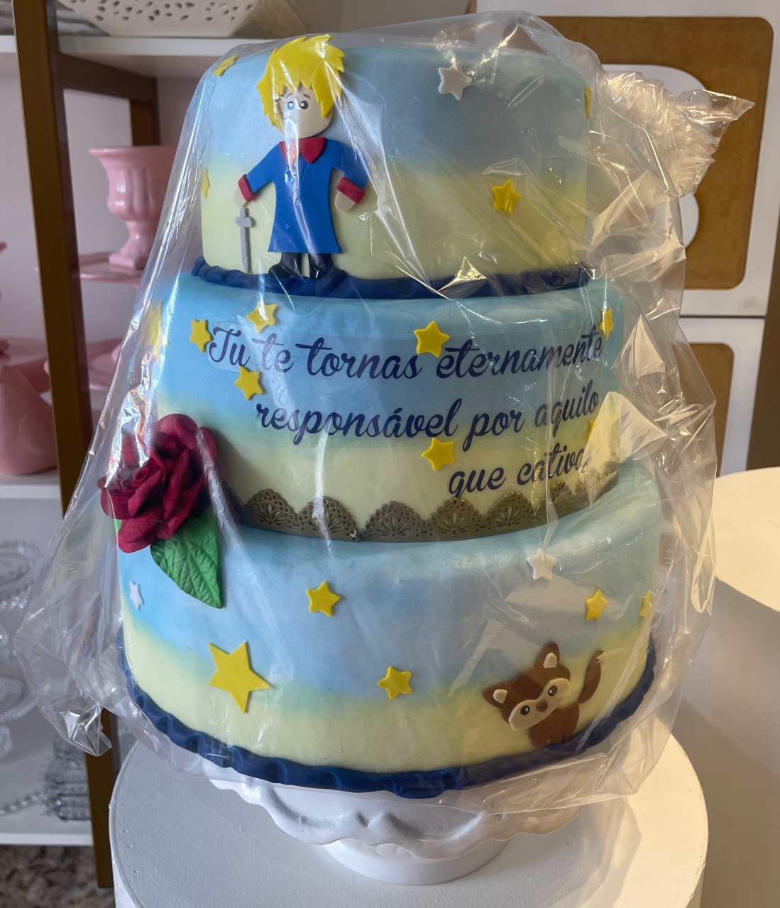Bolo Fake O Pequeno Príncipe  - Grace Festas Store 