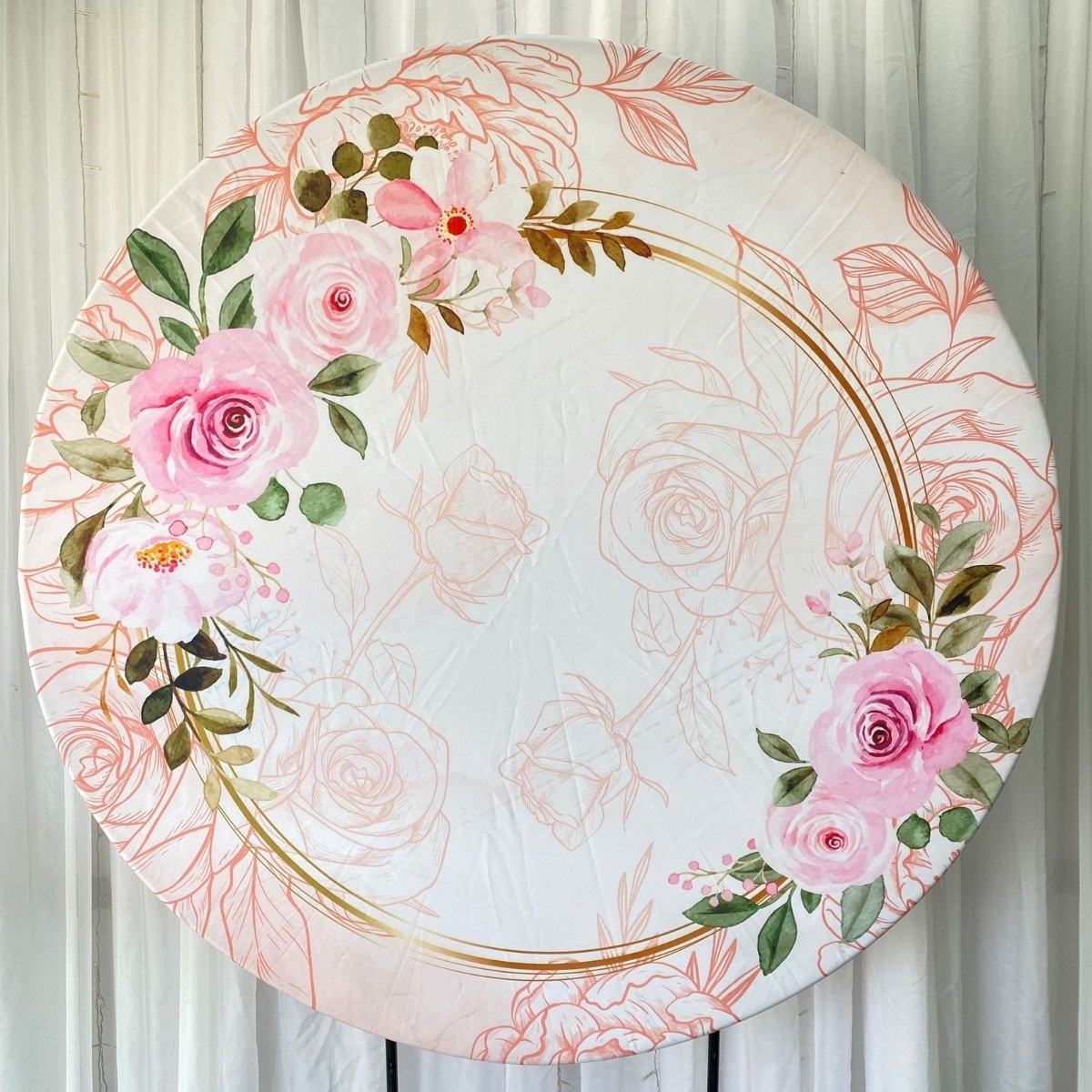 Tecido Painel Redondo  - Grace Festas Store 