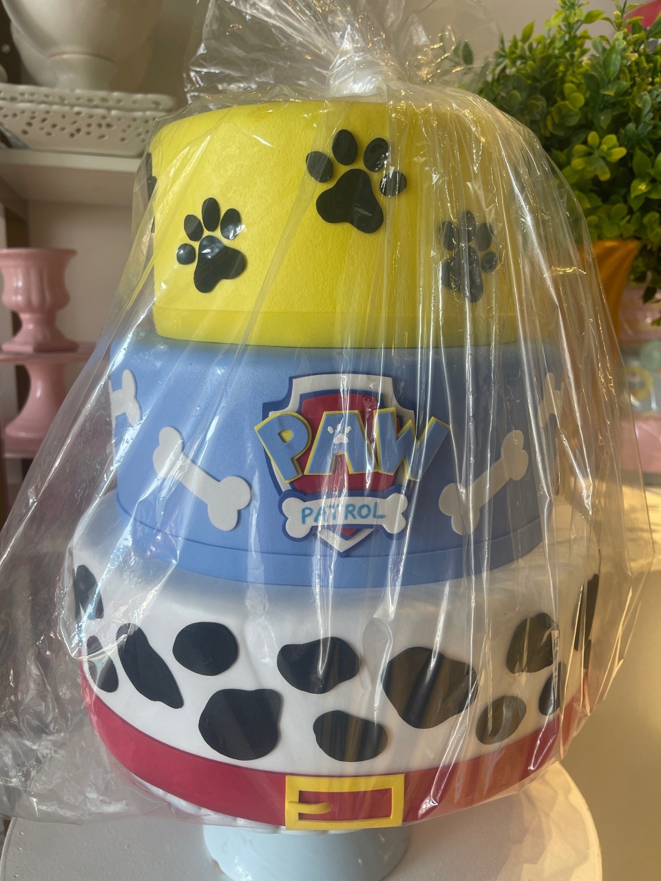 Bolo Fake Patrulha Canina - Grace Festas Store 