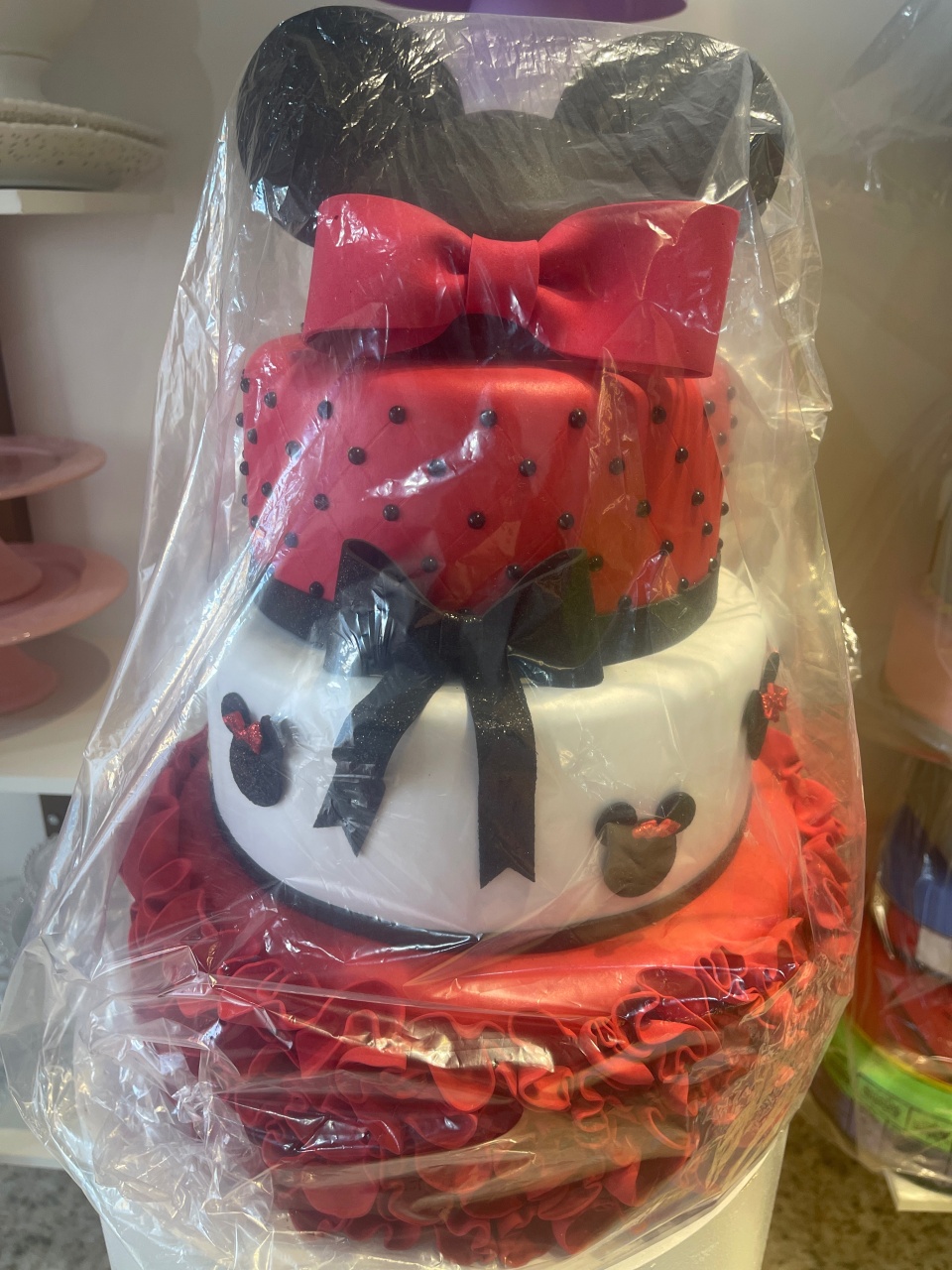 Bolo Fake Minnie - Grace Festas Store 