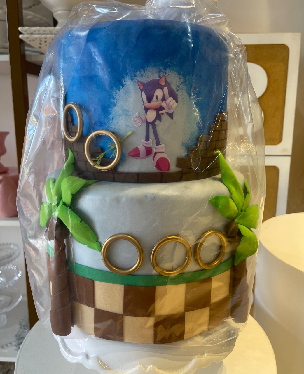 Bolo Fake Sonic - Grace Festas Store 