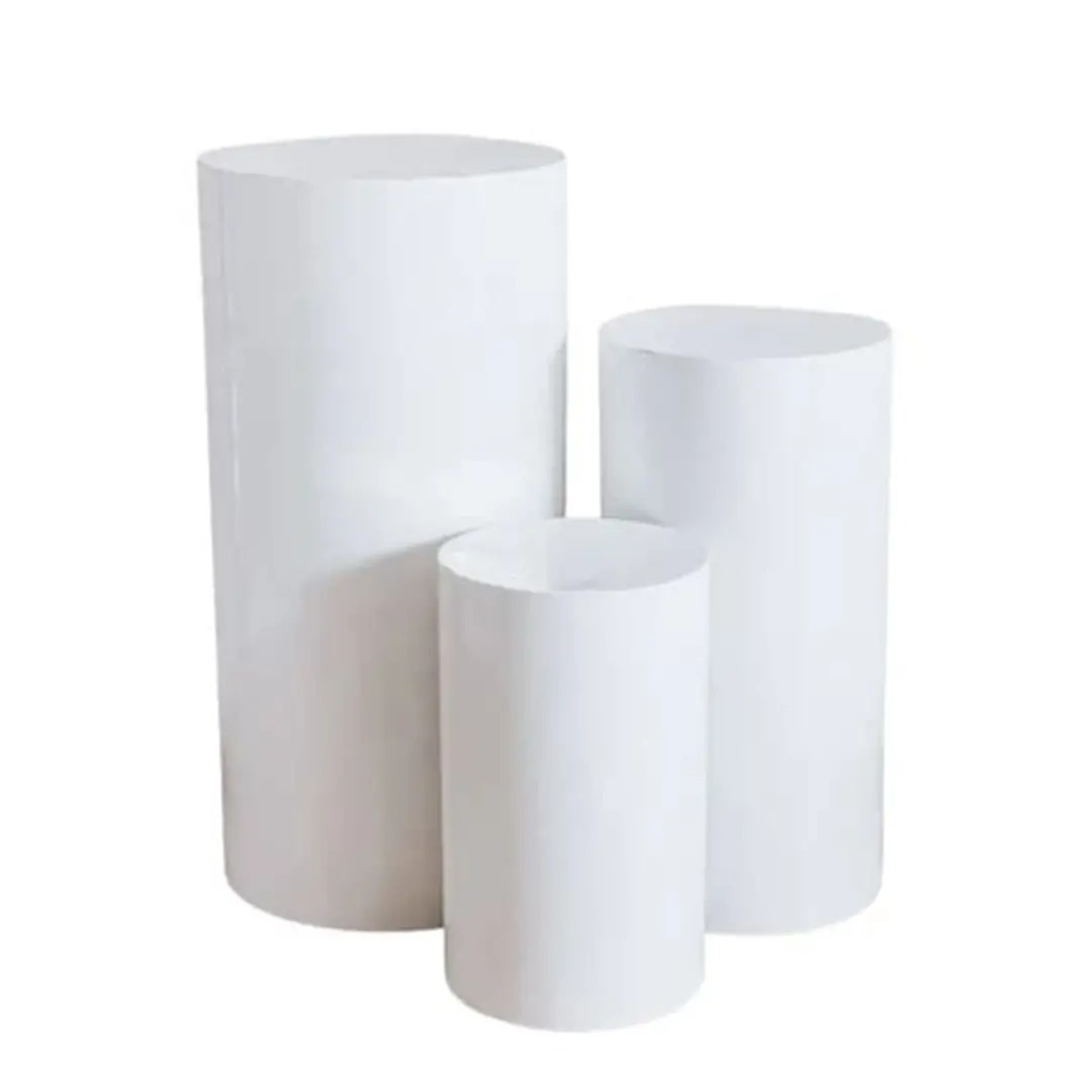 Trio Cilindros Mdf Branco Slim - Grace Festas Store 
