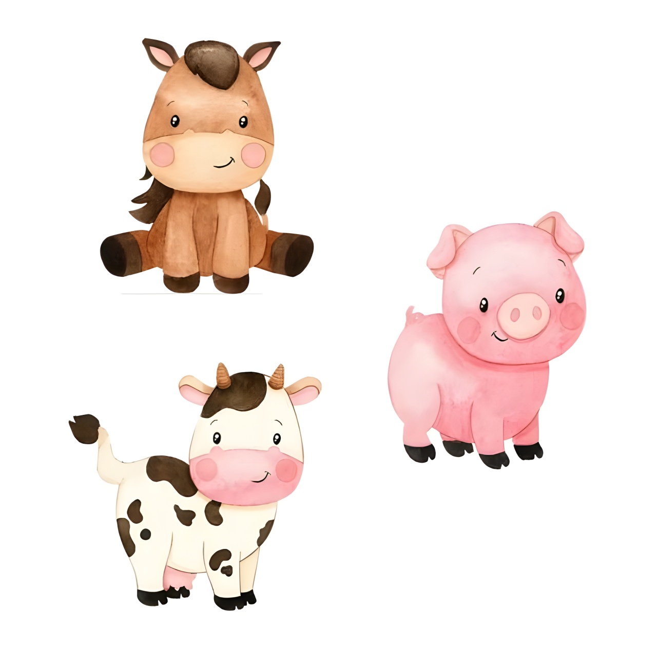 Trio Display Mdf - Animais - ThauDecor