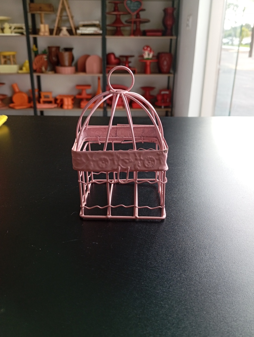 Mini Gaiola Rosa - Decoração  - Festou