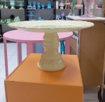 Boleira Cerâmica G - Amarelo Candy - imagem 1