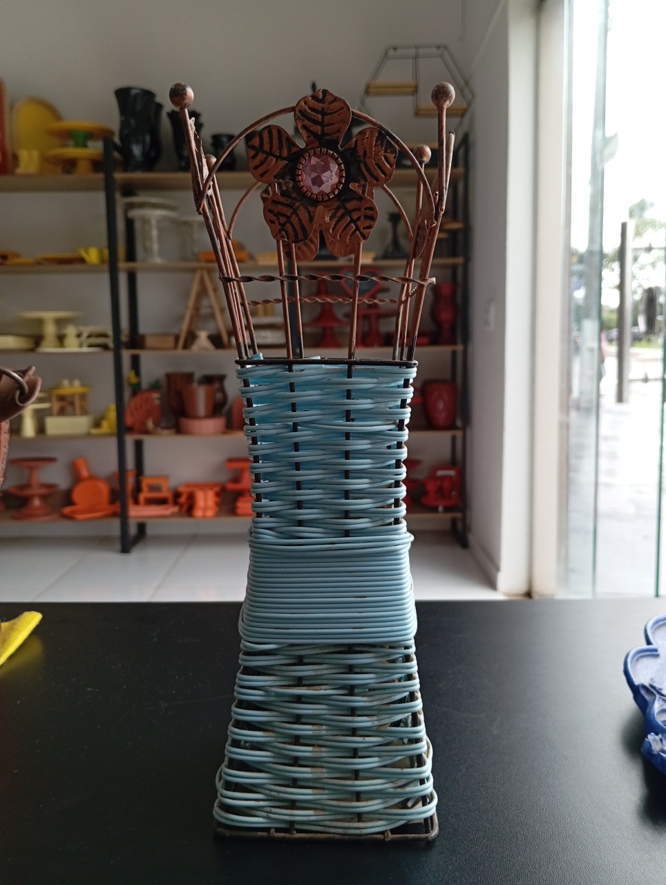 Vaso Arranjo - Azul  - Festou