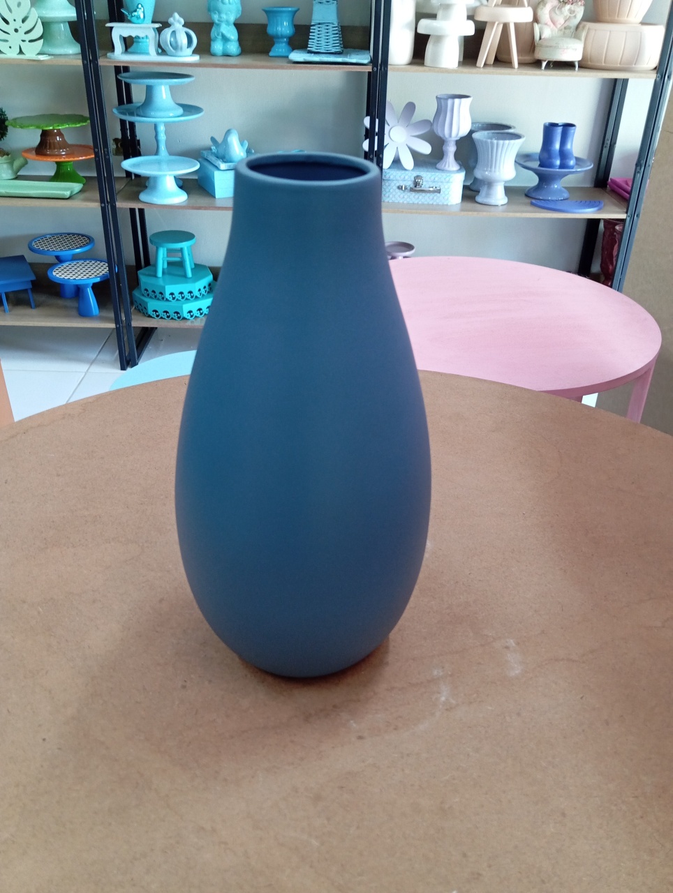 Vaso Garrafa G - Azul Fosco  - Festou
