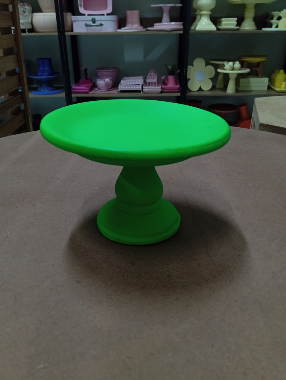 Boleira Cerâmica P - Neon Verde  - Festou