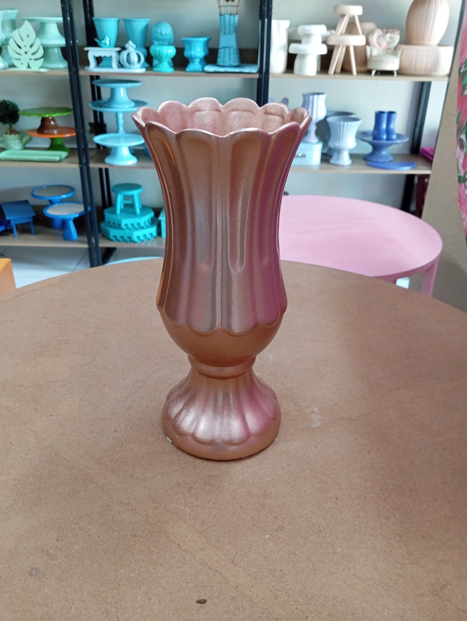 Vaso Tulipa G - Cobre Rosado - Festou