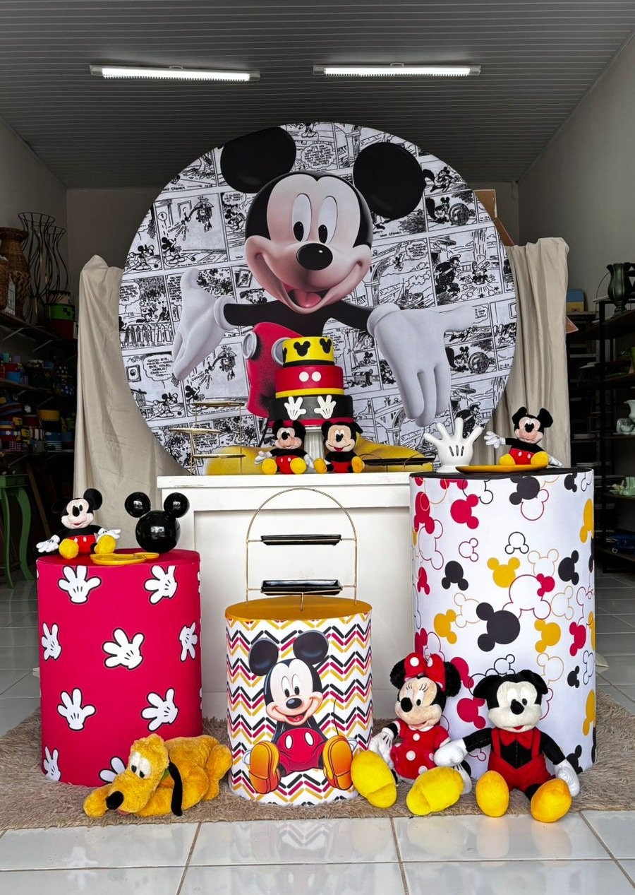 Kit Ouro - Mickey Mouse Com Pelúcia Completo - Festou