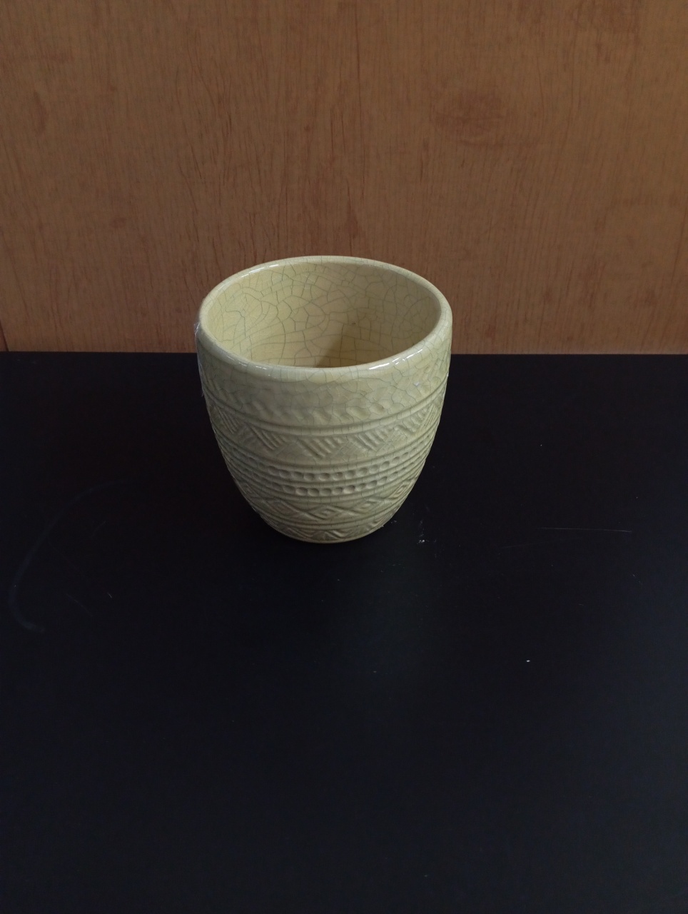 Vaso Cerâmica P- Amarelo  - Festou