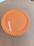 Boleira Cerâmica G - Laranja E Verde - imagem 2