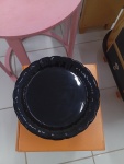 Boleira Cerâmica G - Preto  - imagem 2