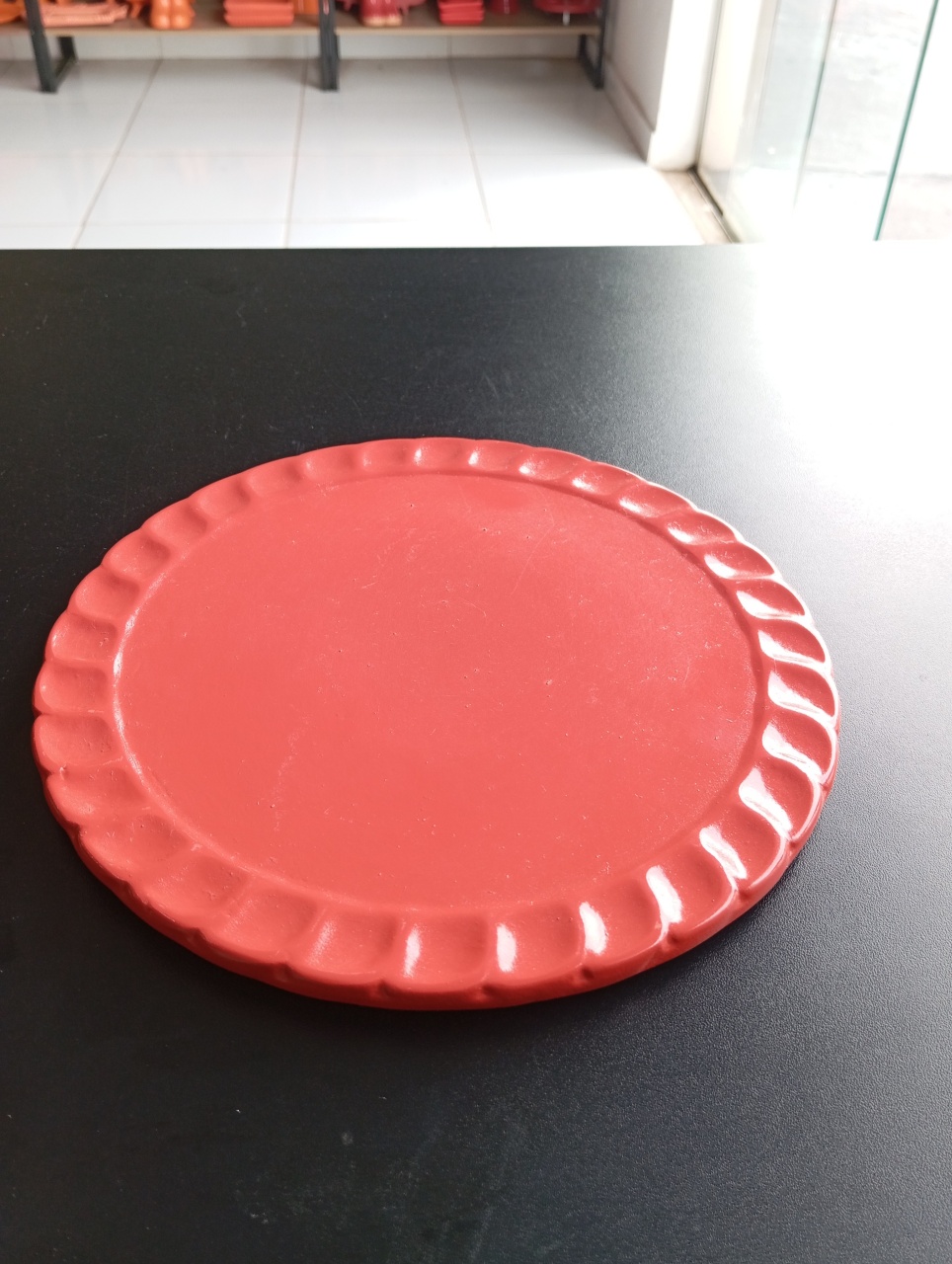 Prato Boleira/Doceira M - Vermelho - Festou