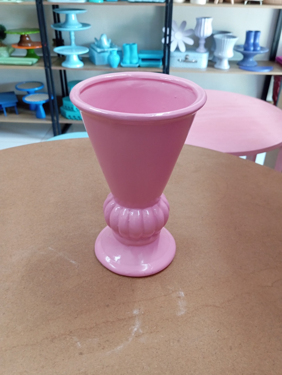 Vaso Taça M - Rosa Bebe - Festou