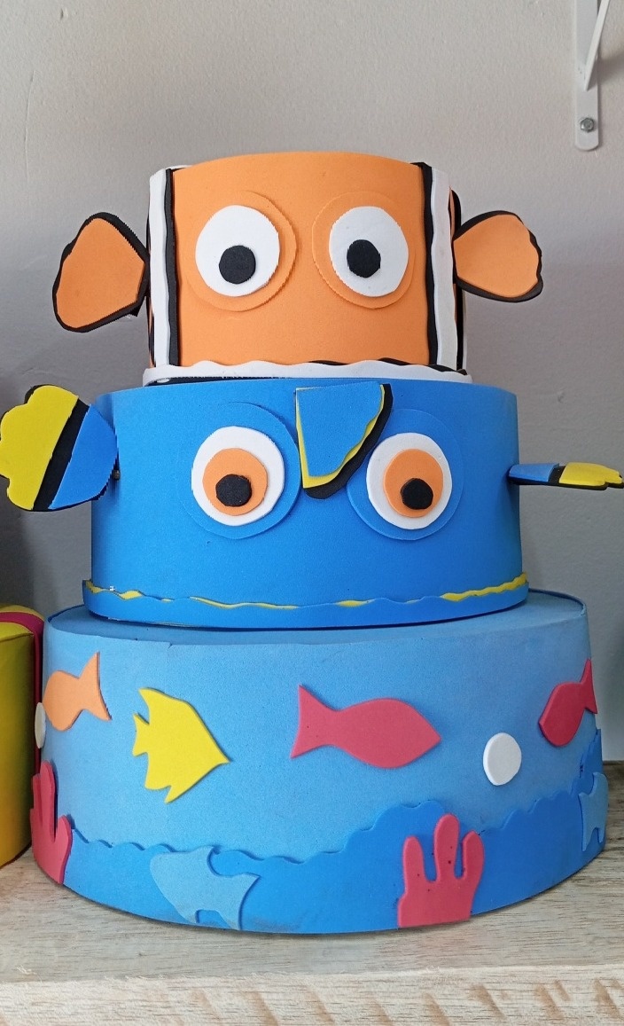 Bolo Fake - Procurando Nemo - Festou