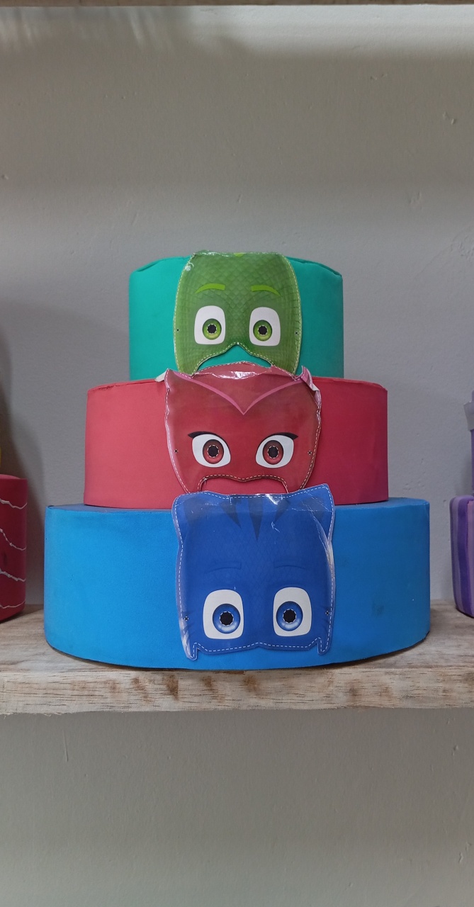 Bolo Fake - Pj Masks  - Festou