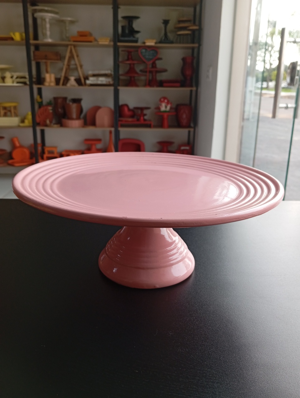 Boleira Cerâmica Gg - Rosa Claro  - Festou