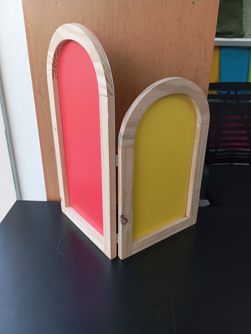Mini Portal Decoração- Vermelho/Amarelo - Festou