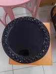 Boleira Cerâmica M - Preto - imagem 2