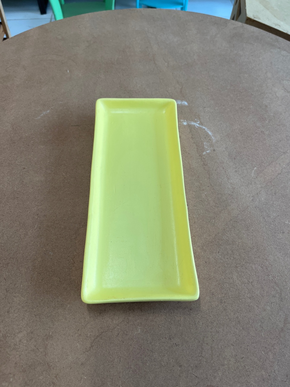 Doceira Retângular M - Amarelo Claro - Festou