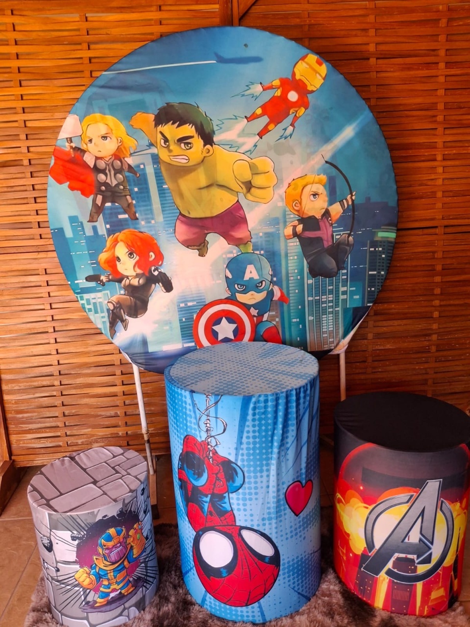 Kit Vingadores Infantil  - Festou