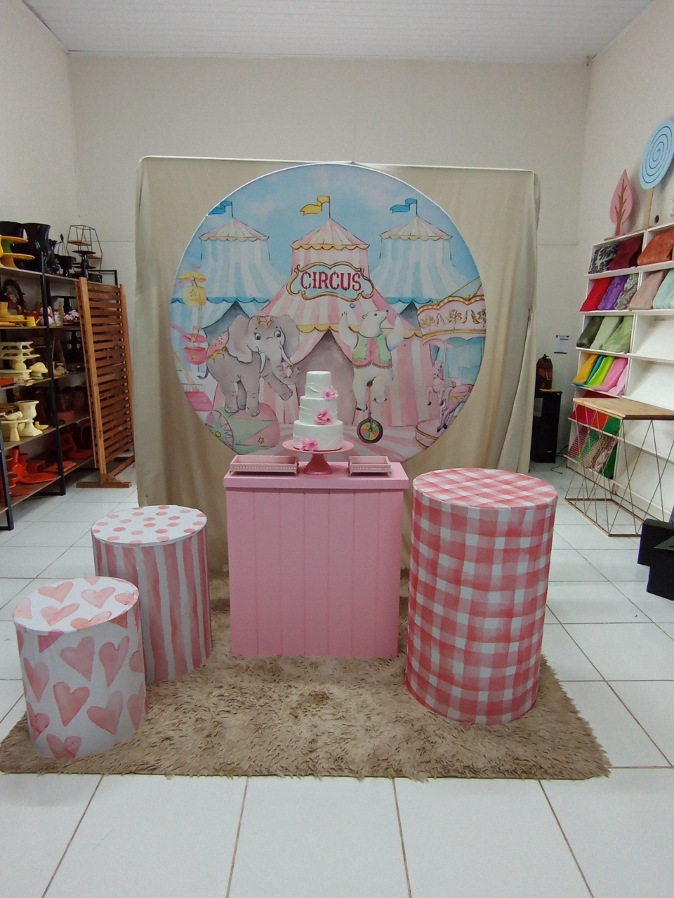 Kit Circo Rosa - Festou