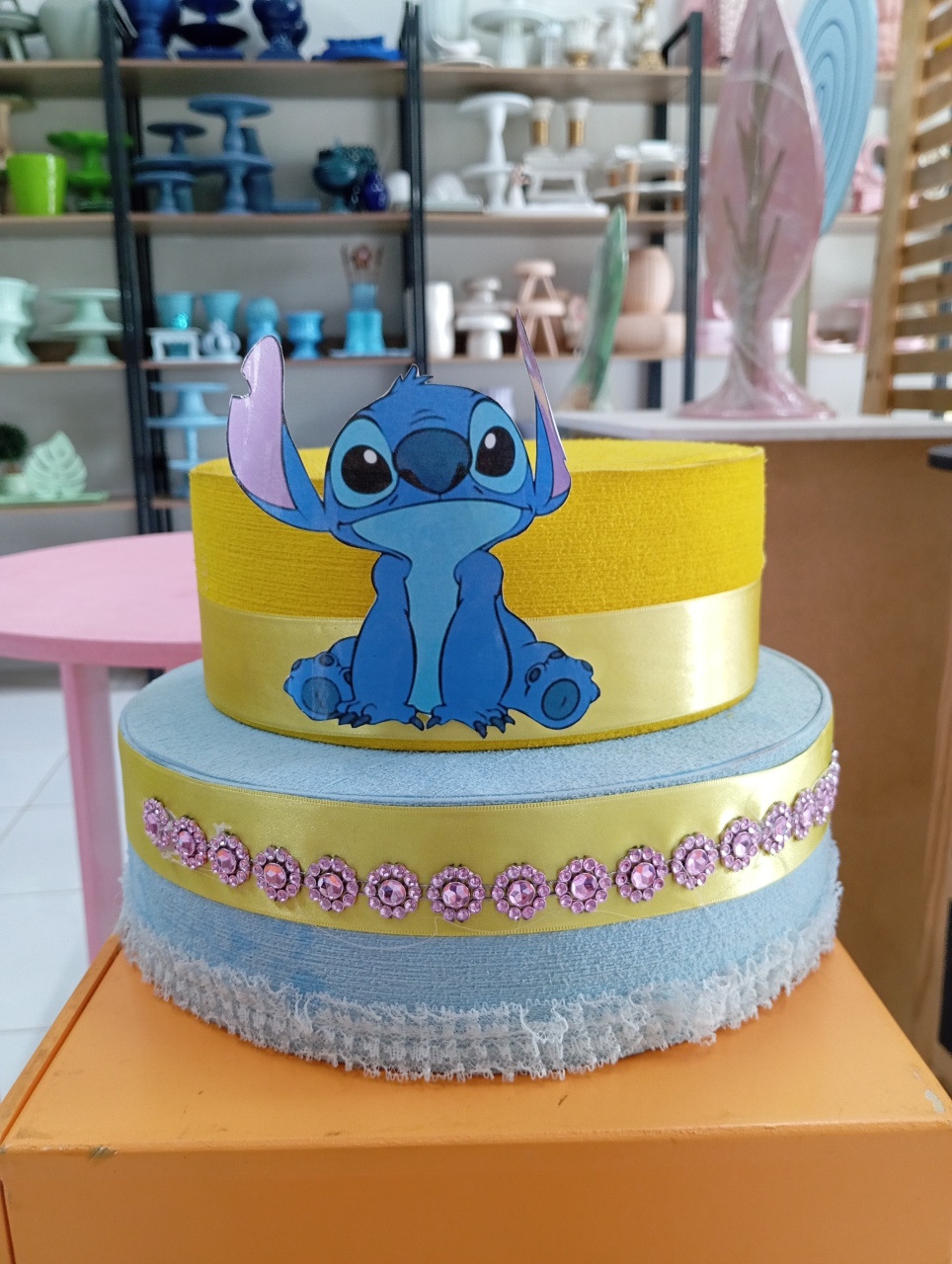 Bolo Fake - Lilo & Stitch  - Festou