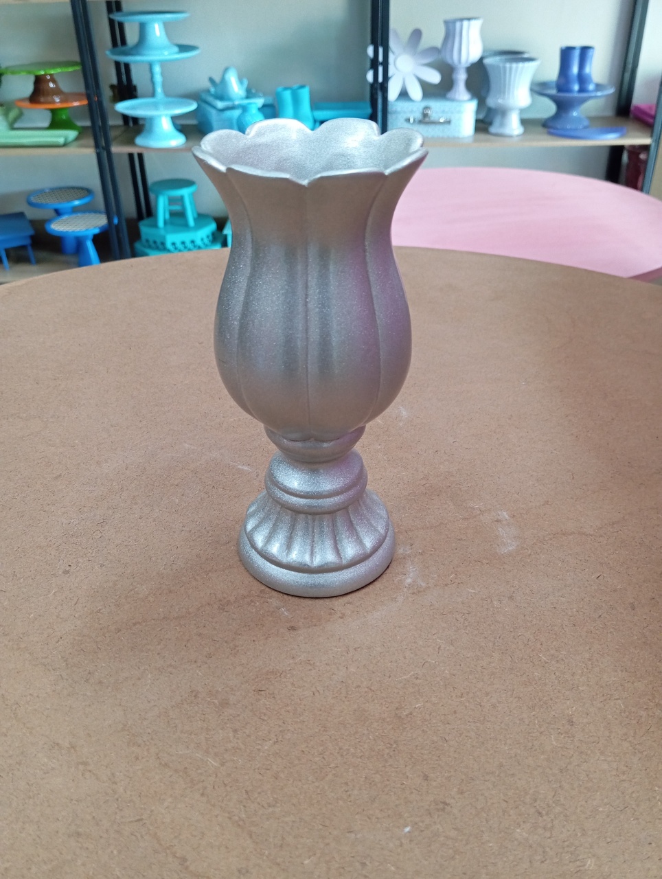 Vaso Pérola P - Prata  - Festou
