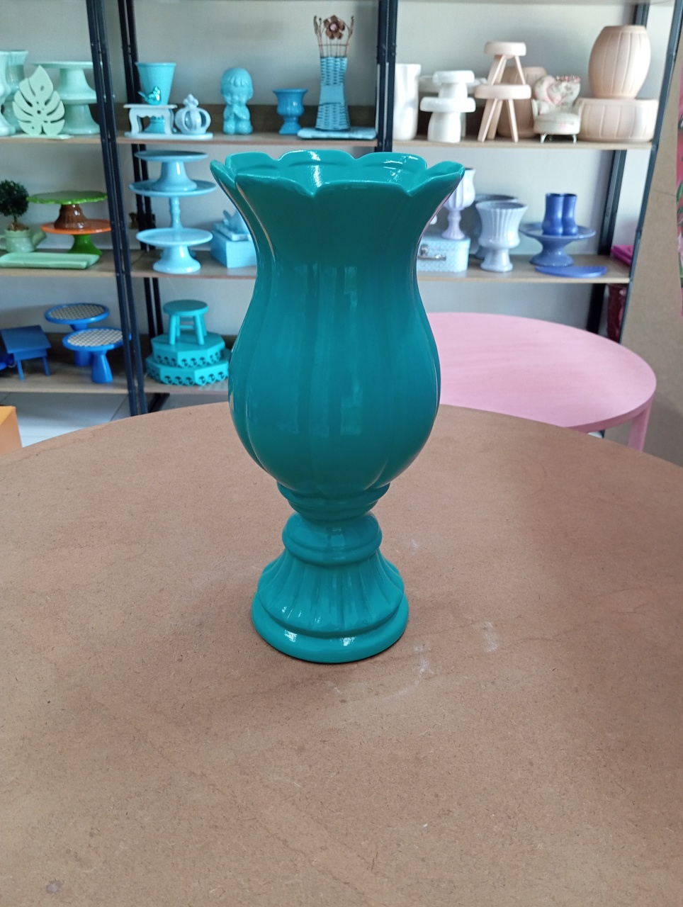 Vaso Pérola G - Verde Bebe - Festou