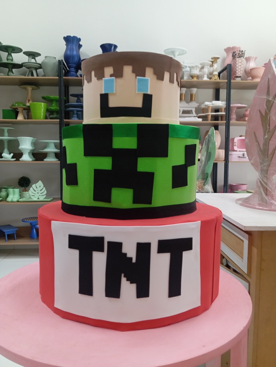 Bolo Fake - Minecraft  - Festou