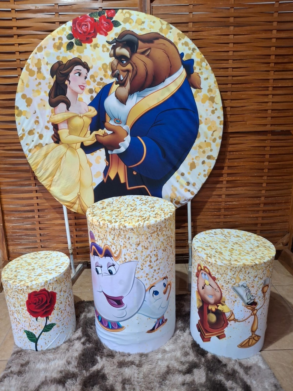 Kit Bela E A Fera - Festou