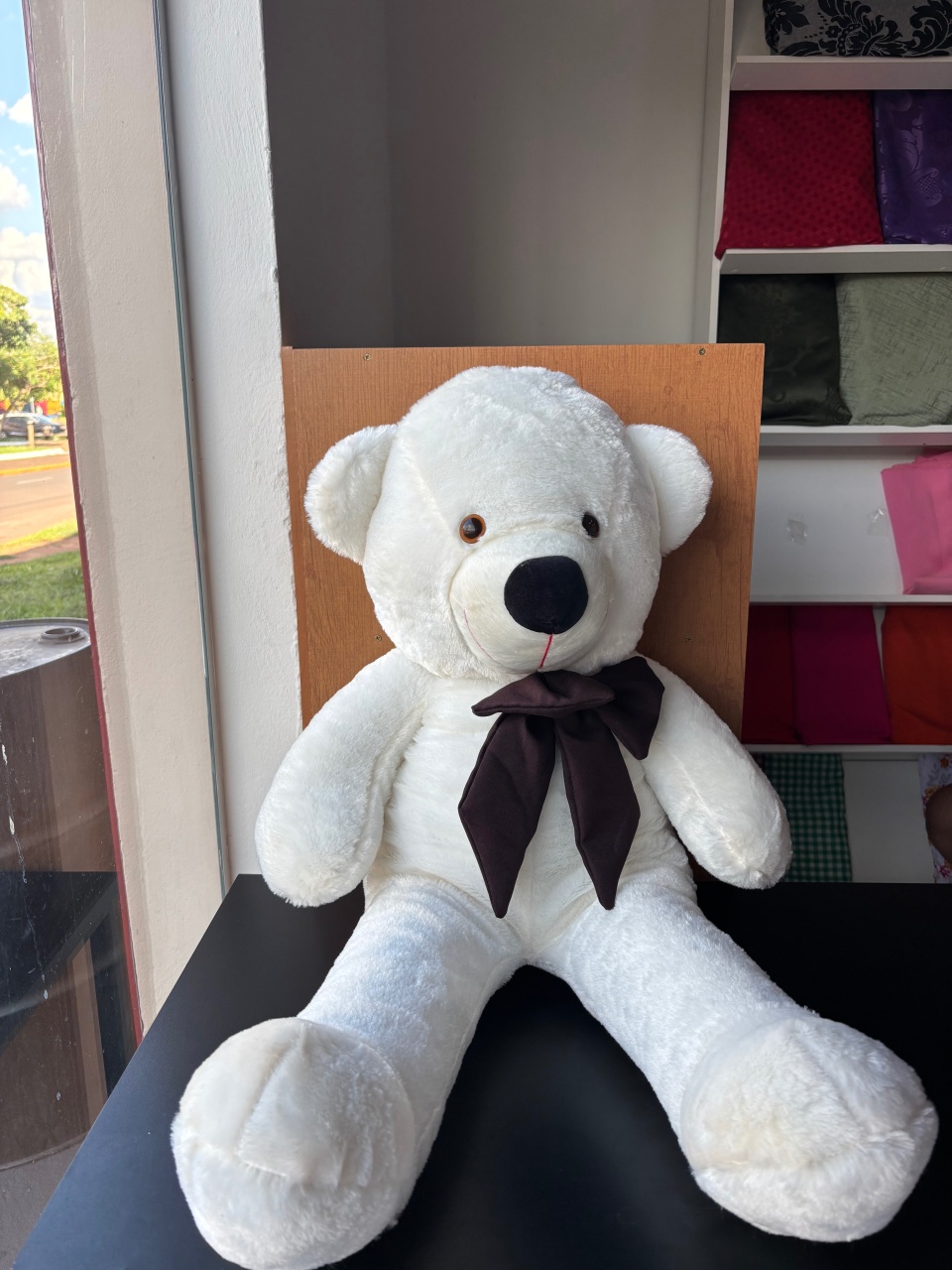 Urso de Pelucia Branco- Grande  - Festou