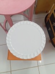 Boleira Cerâmica M - Branco  - imagem 2