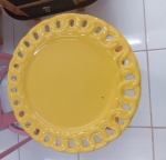 Boleira Cerâmica Gg - Amarelo  - imagem 2