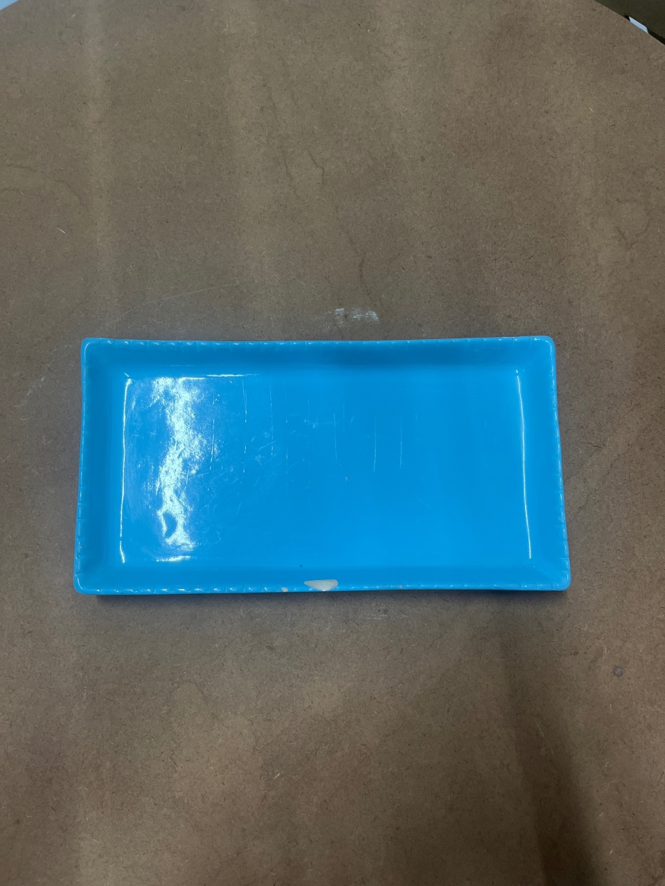 Doceira Retângular G -  Azul Ciano  - Festou