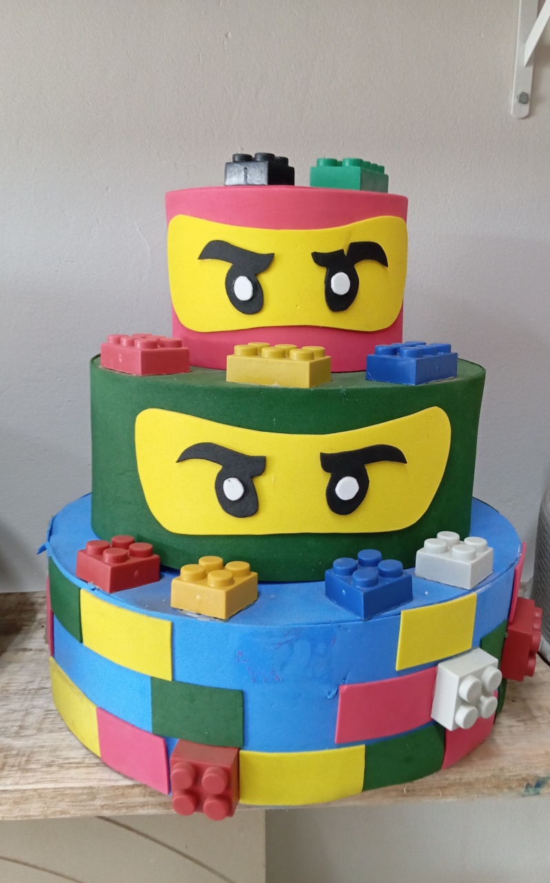 Bolo Fake - Lego Ninjago - Festou